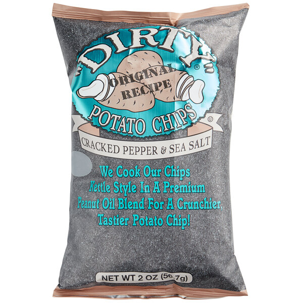 Dirty Chips Cracked Pepper & Sea Salt 2oz 25ct